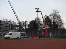 Leuchtkörperwechsel Sportplatz